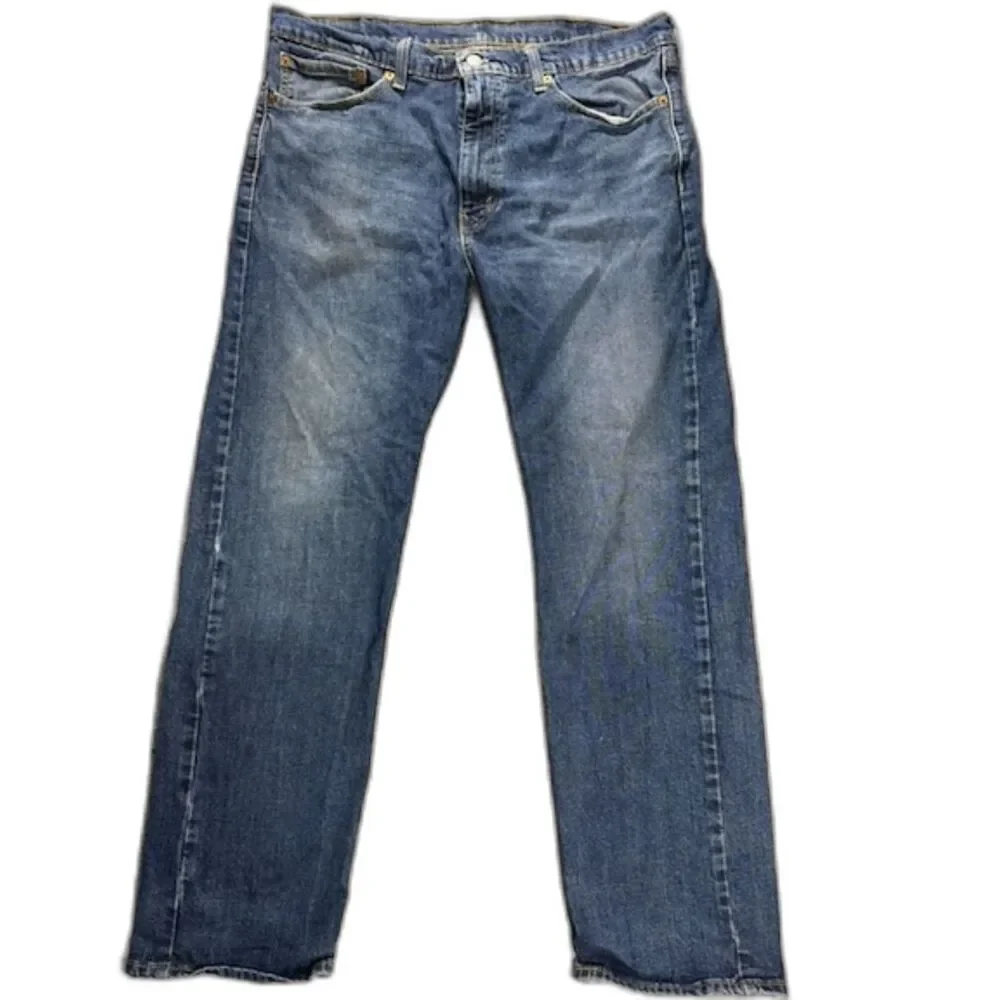 Levi's 505 Regular Fit Jeans Men's 38x30 Blue Straight Leg Medium Wash